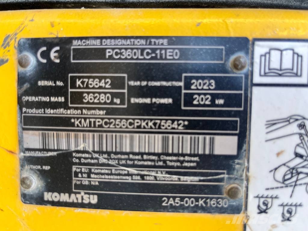 Komatsu PC 360 LC-11 Paletli ekskavatörler