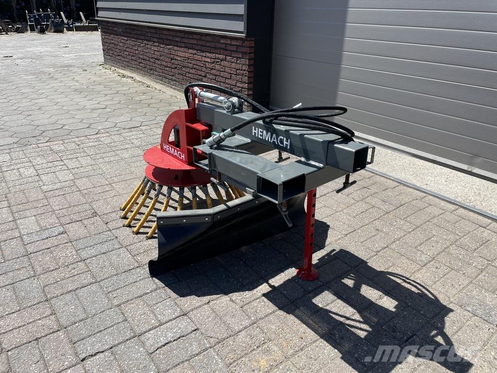 Hemach hydr. onkruidborstel voor shovel / heftruck NIEUW Otros