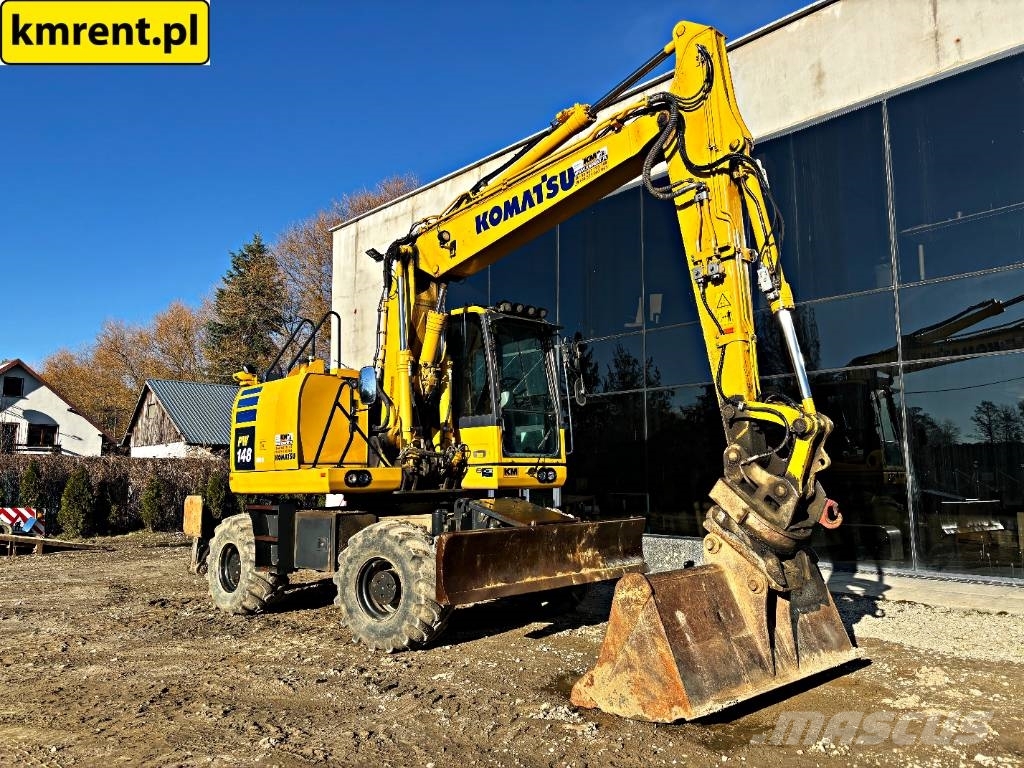 Komatsu PW 148-10 حفارات بعجل