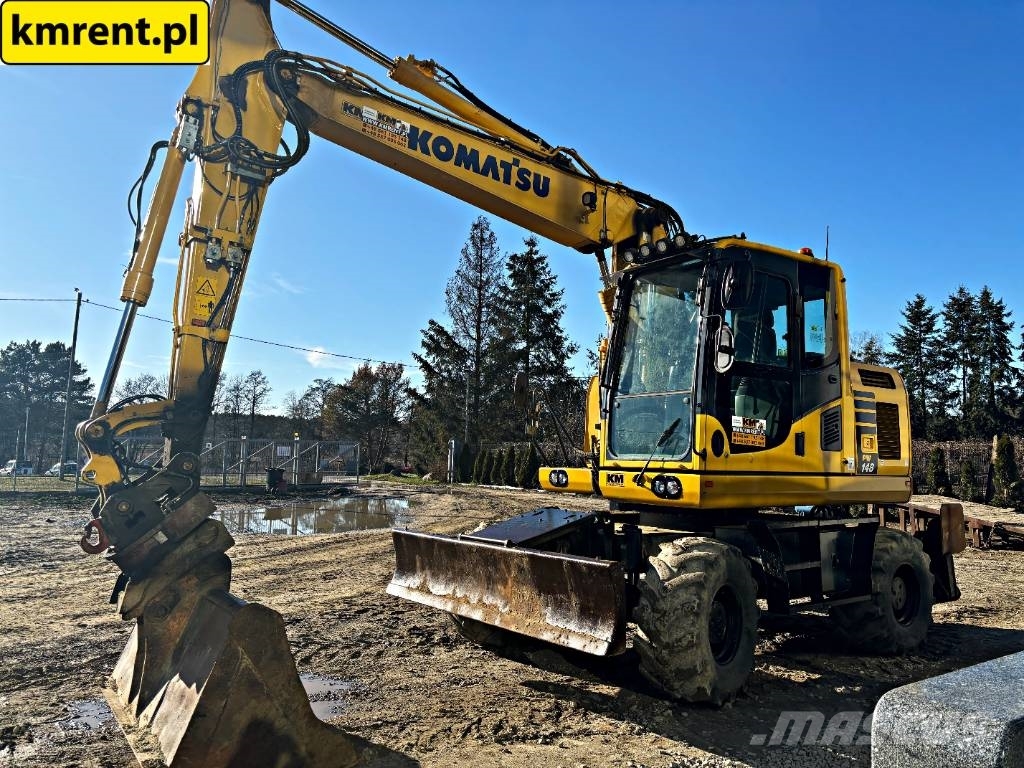 Komatsu PW 148-10 حفارات بعجل