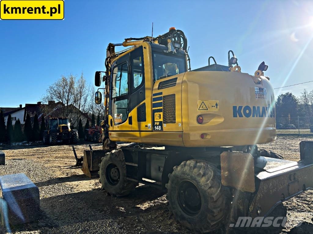 Komatsu PW 148-10 حفارات بعجل