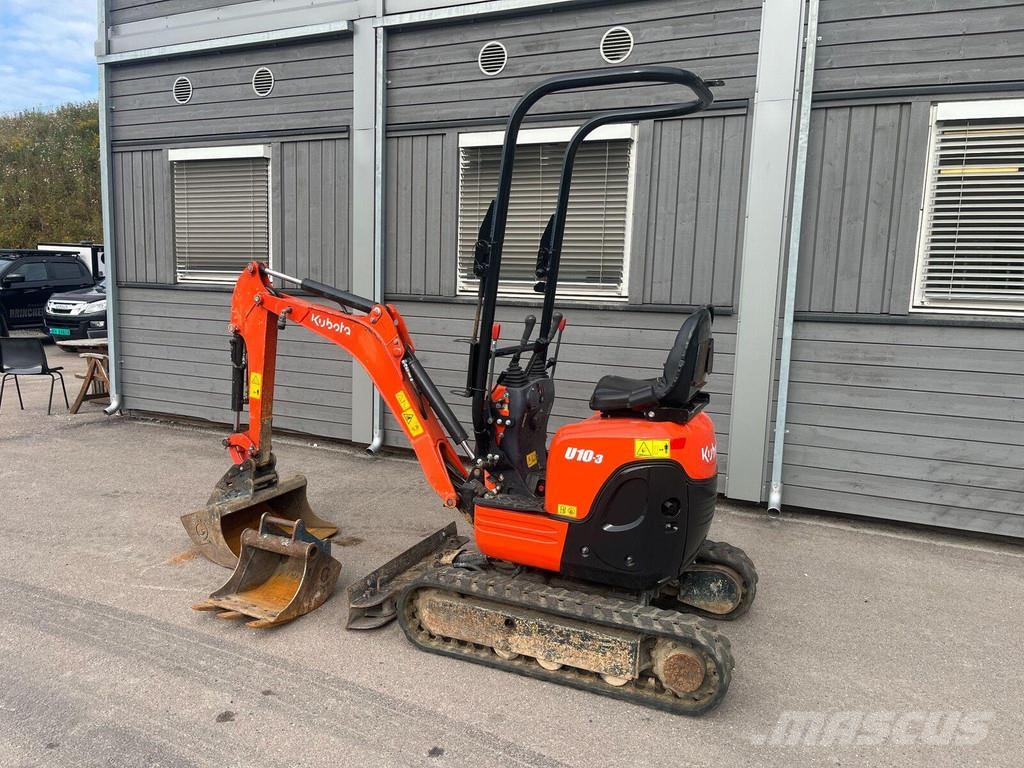 Kubota U10 - 3 Minigraafmachines < 7t