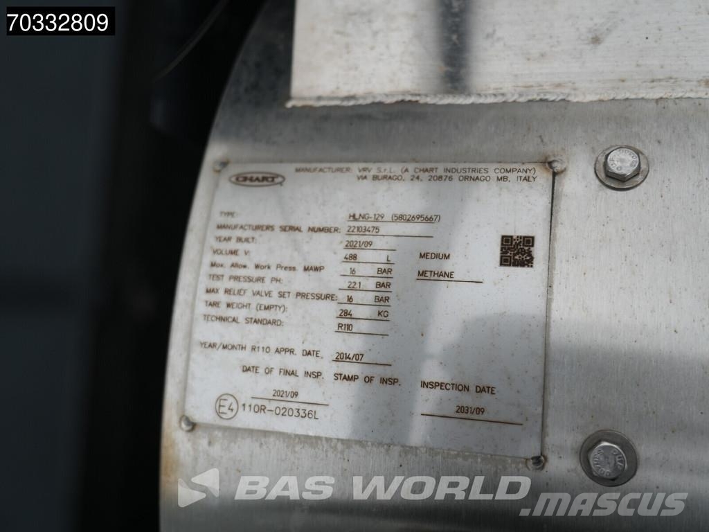 Iveco S-Way 460 4X2 Metallica Edition! LNG Full-Air 2xTa Trekkers