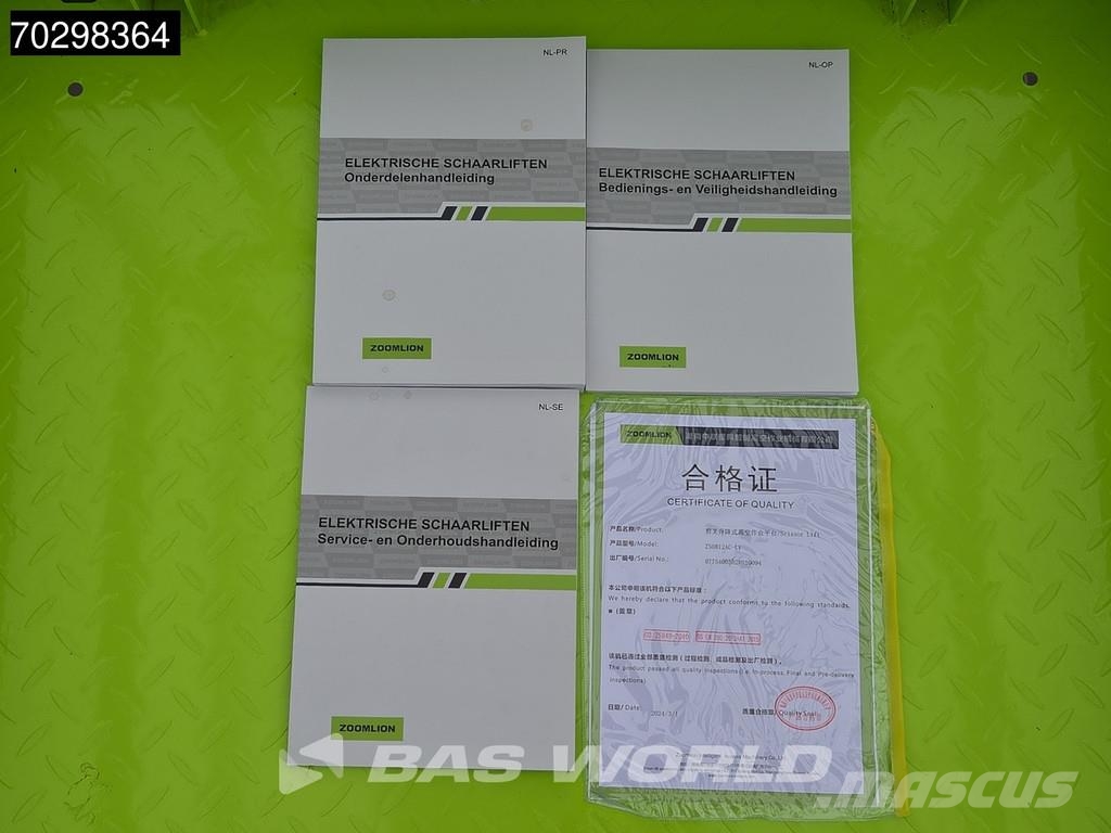 Zoomlion ZS0812AC-Li 8 M - Garantía de fábrica - Certificad Schaarhoogwerkers