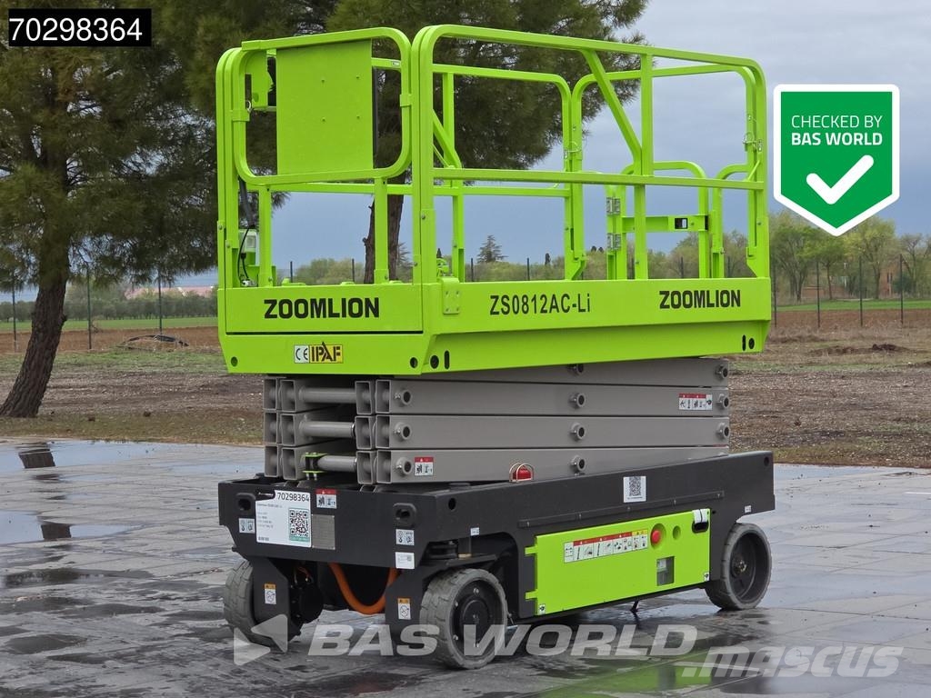 Zoomlion ZS0812AC-Li 8 M - Garantía de fábrica - Certificad Plataformas tijera