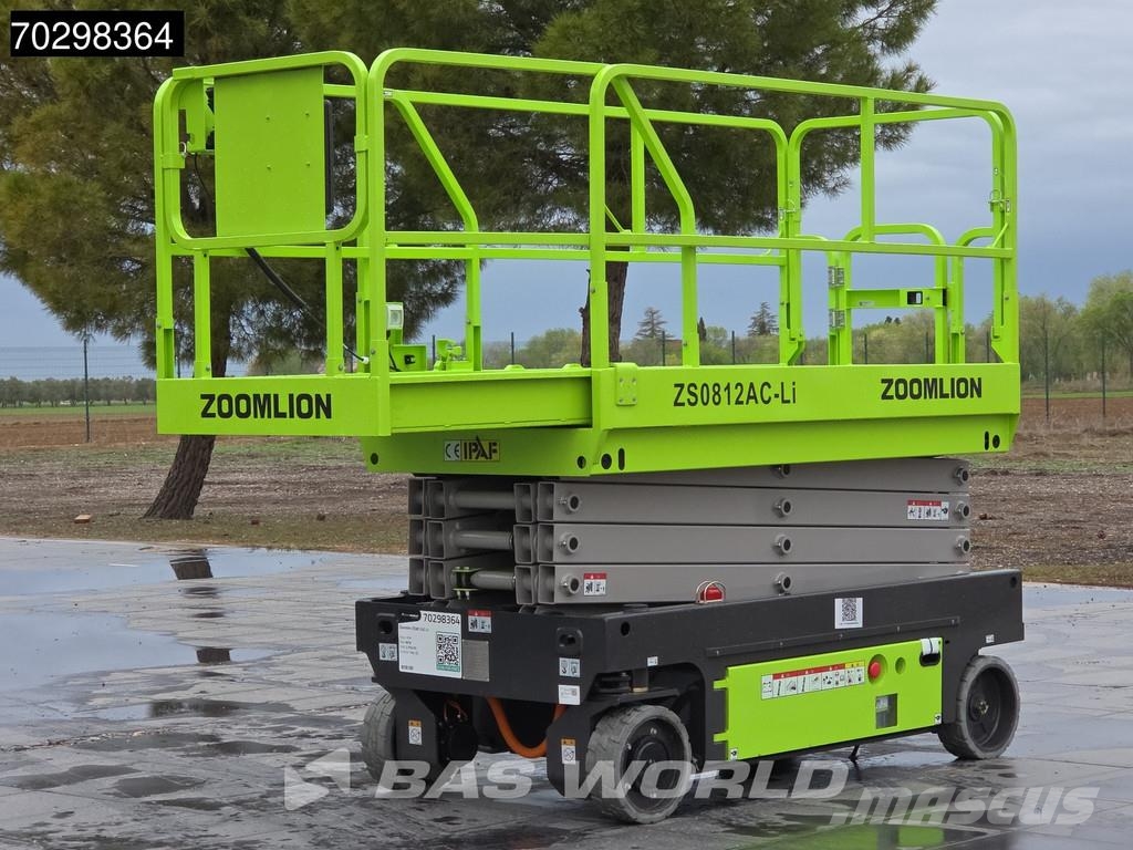 Zoomlion ZS0812AC-Li 8 M - Garantía de fábrica - Certificad Plataformas tijera