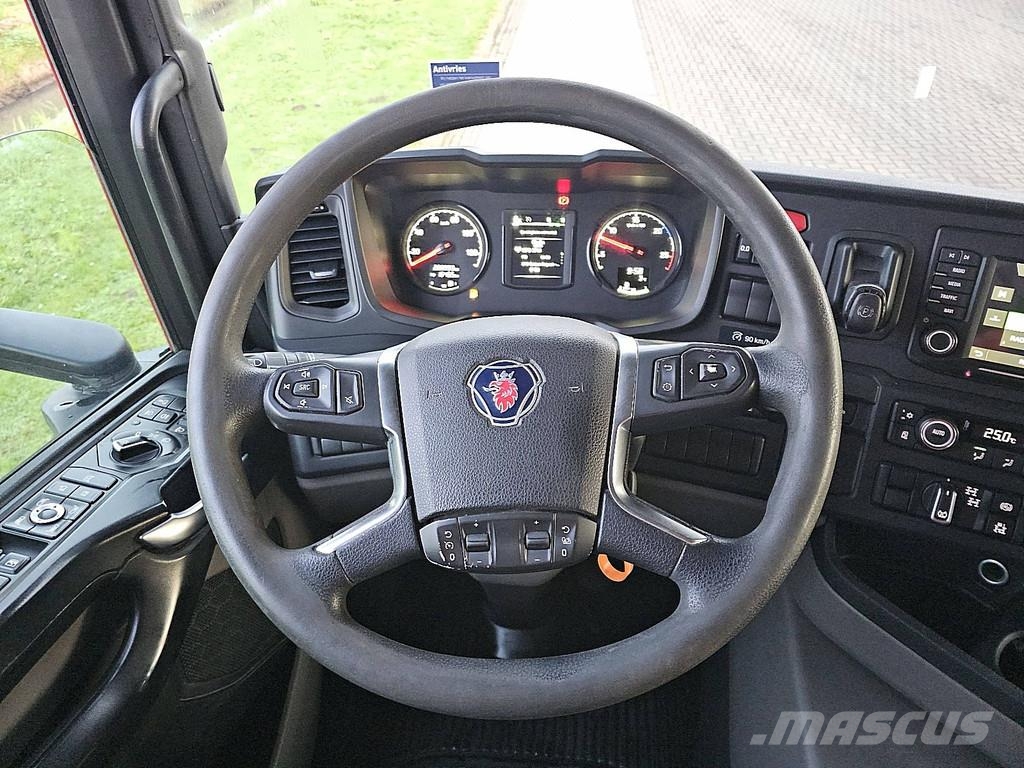 Scania G410 XT 8X4 RETARDER 3WAY Savivarčių priekabų vilkikai