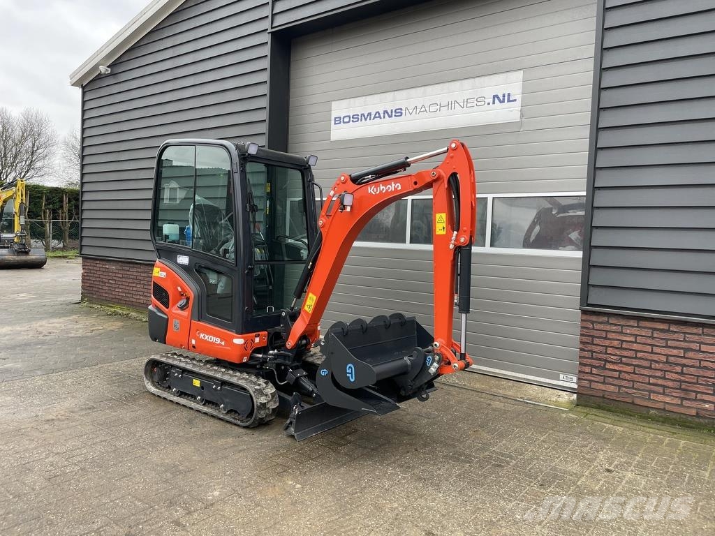 Kubota KX019 minigraver NIEUW €440 LEASE Minigraafmachines < 7t