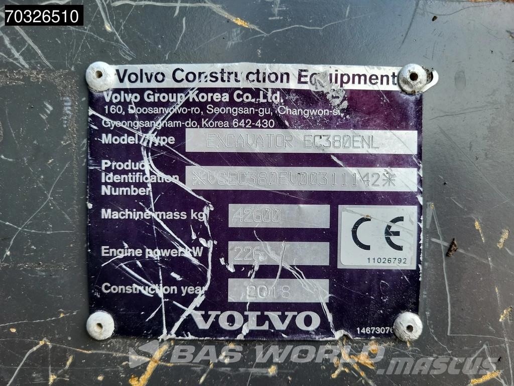 Volvo EC380 E NL Bageri gusjeničari