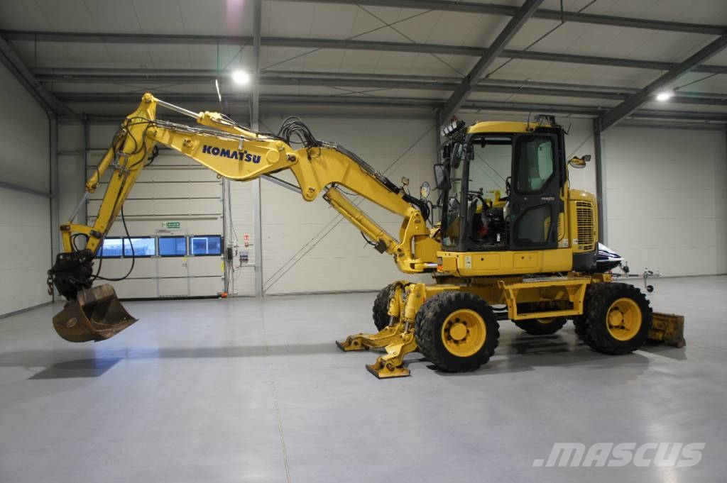 Komatsu -15% | PW118MR-8 – Koparka Kołowa + 3 łyżki Escavatori gommati