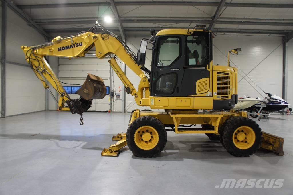 Komatsu -15% | PW118MR-8 – Koparka Kołowa + 3 łyżki Escavatori gommati