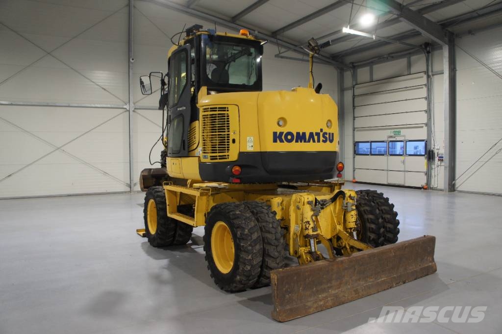 Komatsu -15% | PW118MR-8 – Koparka Kołowa + 3 łyżki Escavatori gommati