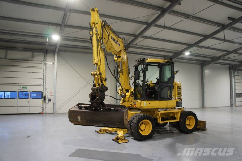 Komatsu -15% | PW118MR-8 – Koparka Kołowa + 3 łyżki Escavatori gommati