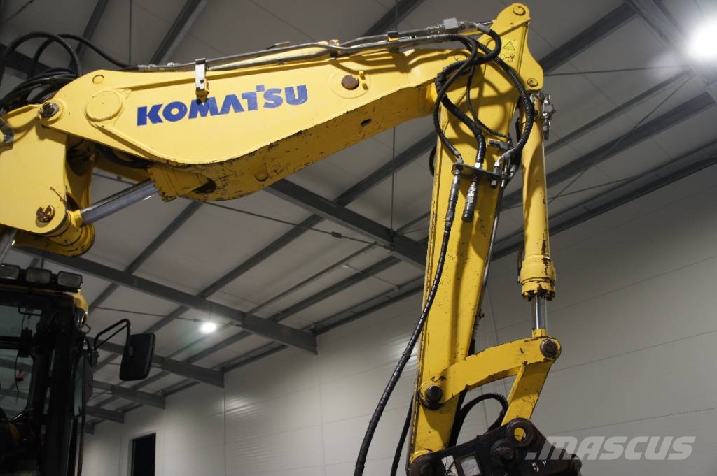 Komatsu -15% | PW118MR-8 – Koparka Kołowa + 3 łyżki Escavatori gommati