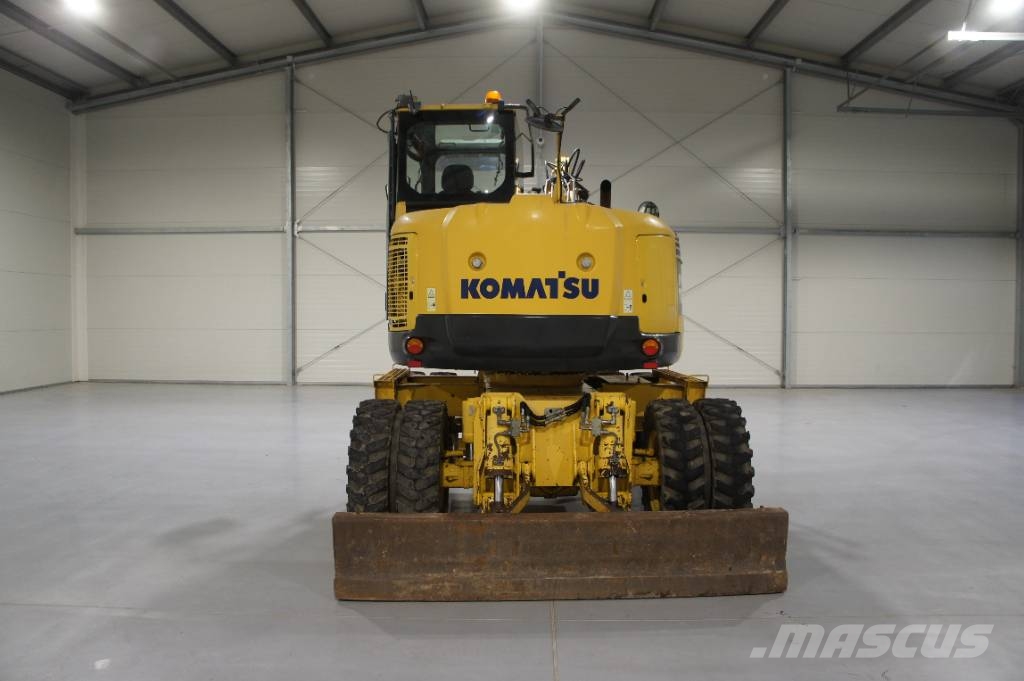 Komatsu -15% | PW118MR-8 – Koparka Kołowa + 3 łyżki Escavatori gommati