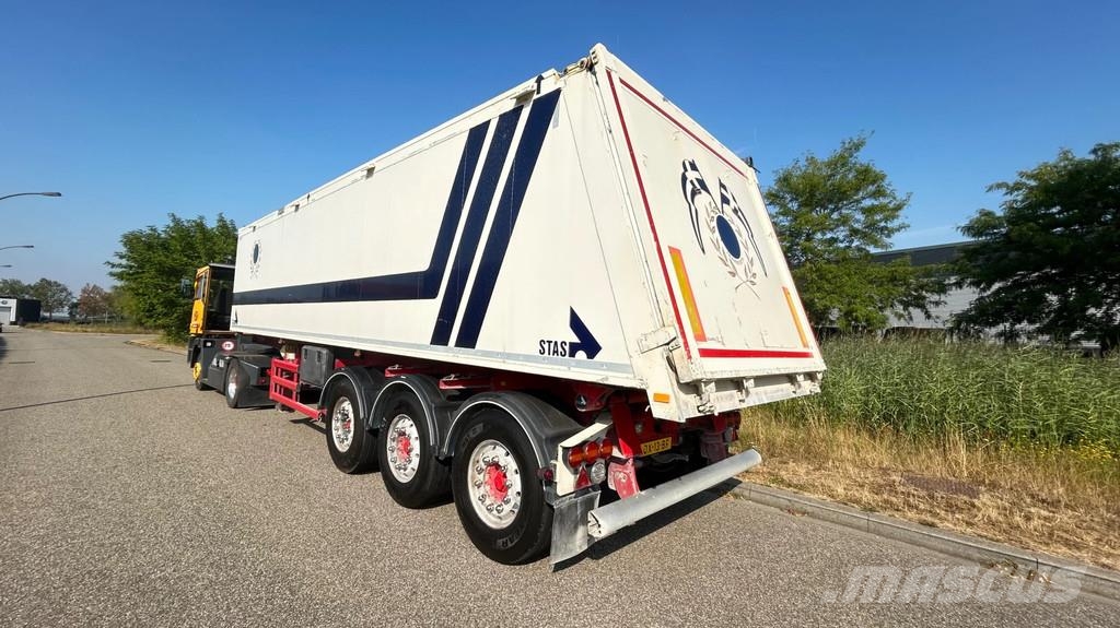 Stas S300CX Kipper | 2x lift axle | 43 m3 | alu | rolze نصف مقطورات قلابة