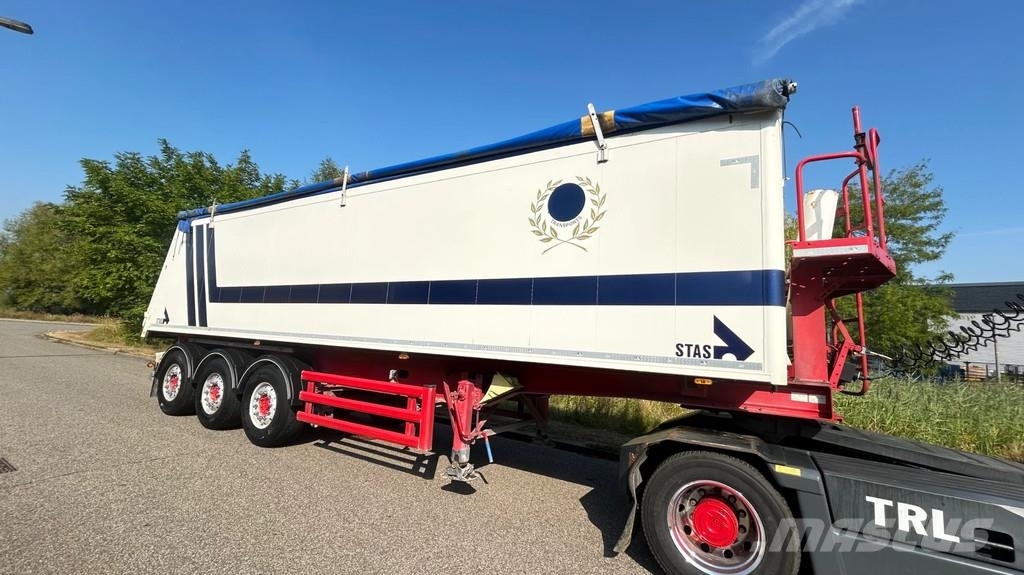 Stas S300CX Kipper | 2x lift axle | 43 m3 | alu | rolze نصف مقطورات قلابة