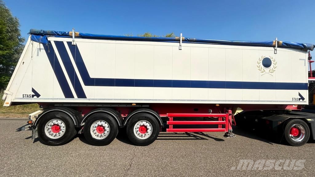 Stas S300CX Kipper | 2x lift axle | 43 m3 | alu | rolze Semirremolques de volteo