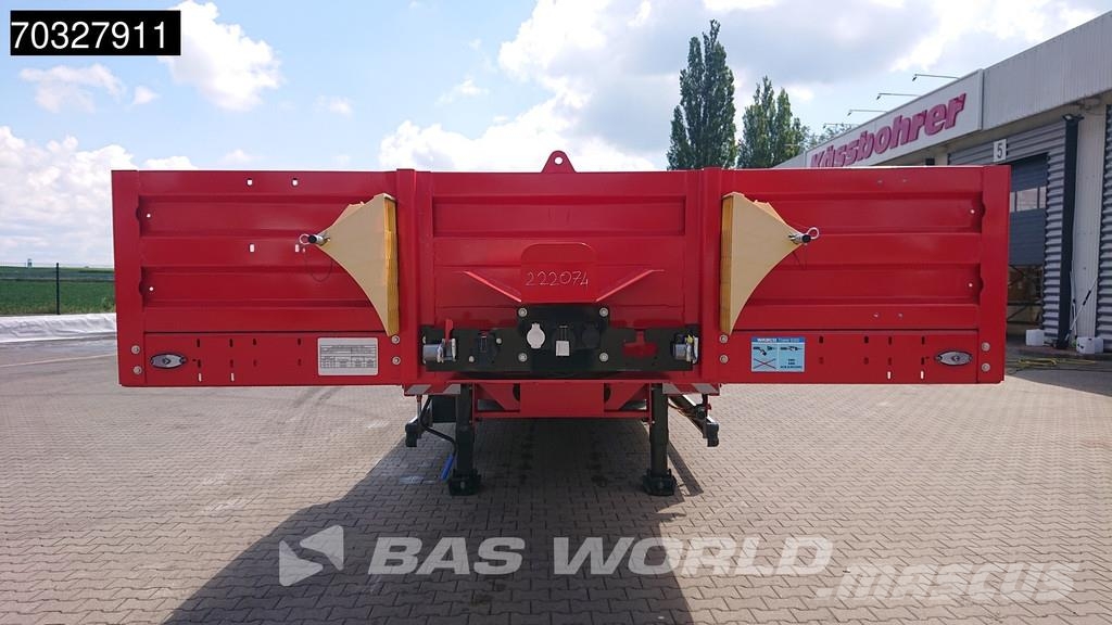 Kässbohrer NEW Lift Axle نصف مقطورة مسطحة منخفضة