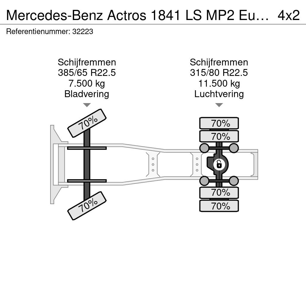 Mercedes-Benz Actros 1841 LS MP2 Euro 5 * 609 Tkm * NL-Truck * Tractor Units