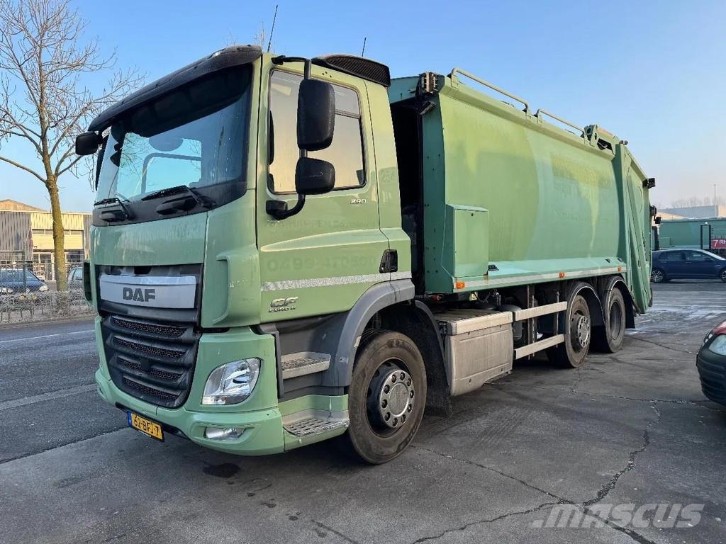DAF CF 290 6X2 EURO 6 DENNIS EAGLE OLYMPUS 21W Waste trucks