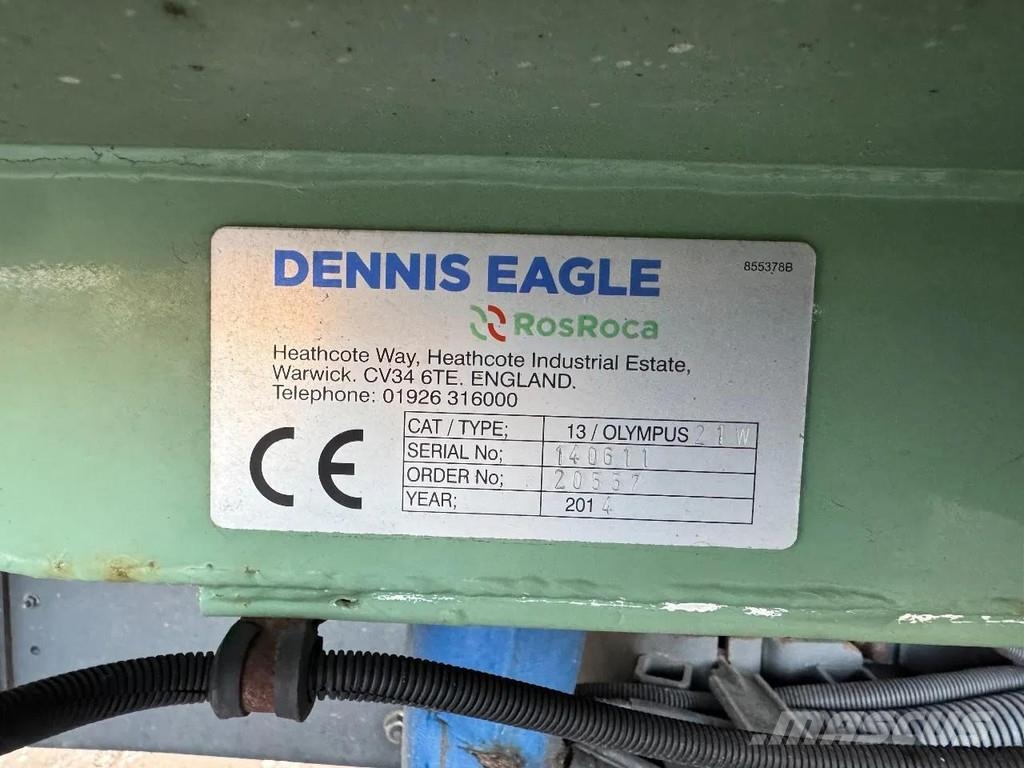DAF CF 290 6X2 EURO 6 DENNIS EAGLE OLYMPUS 21W Waste trucks