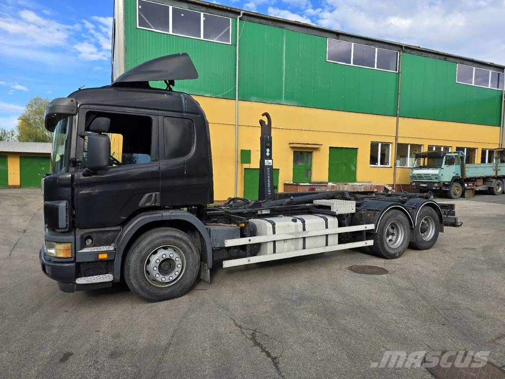 Scania 124 G 420 Hakowiec Грузовики-Контейнеровозы