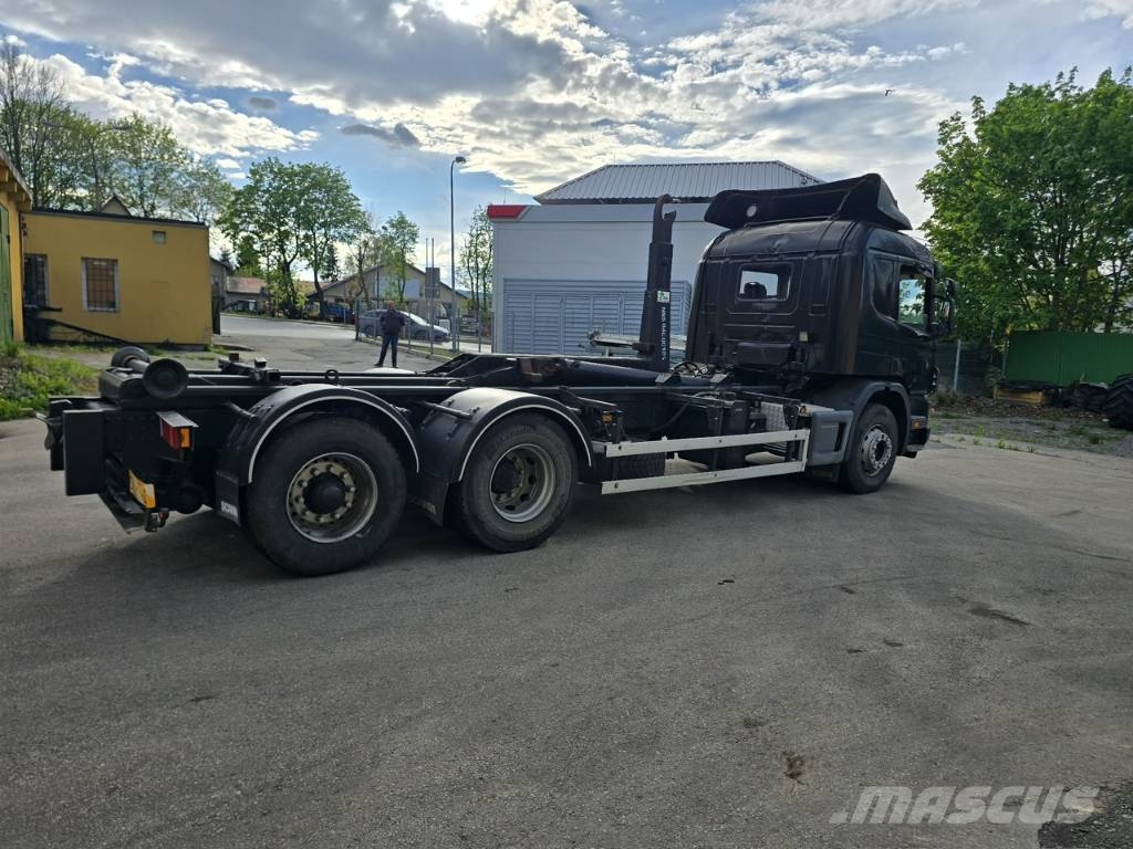 Scania 124 G 420 Hakowiec Грузовики-Контейнеровозы