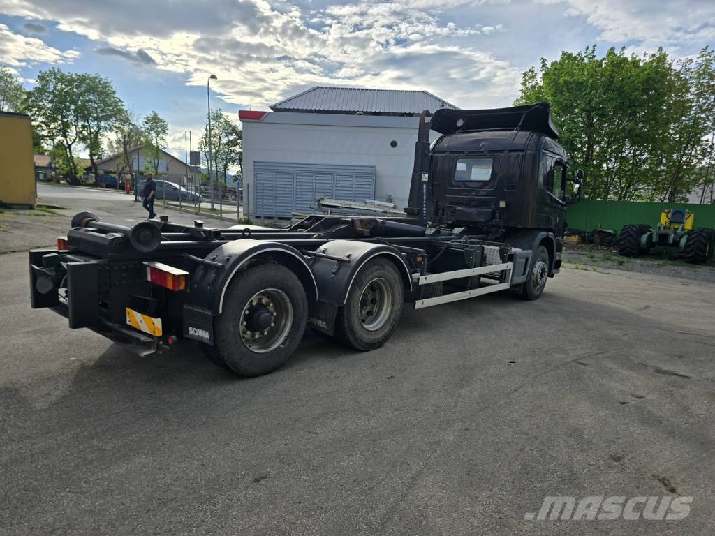 Scania 124 G 420 Hakowiec Грузовики-Контейнеровозы