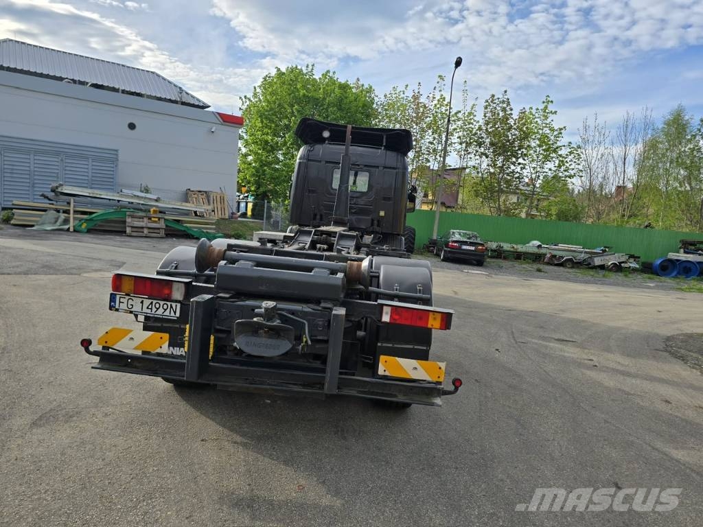 Scania 124 G 420 Hakowiec Грузовики-Контейнеровозы