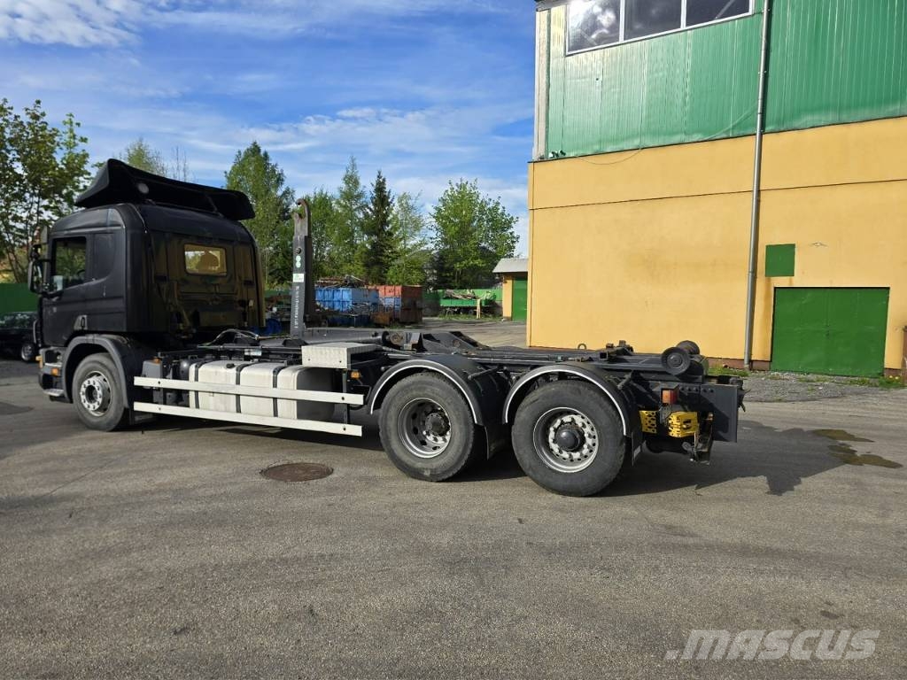 Scania 124 G 420 Hakowiec Грузовики-Контейнеровозы
