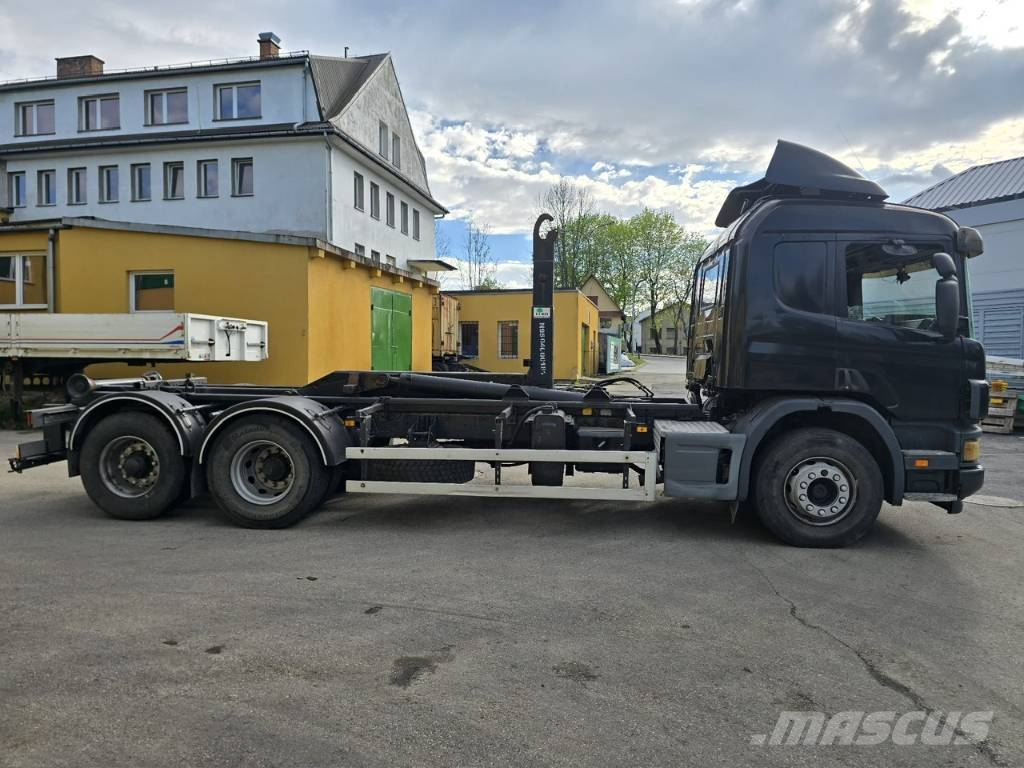 Scania 124 G 420 Hakowiec Грузовики-Контейнеровозы