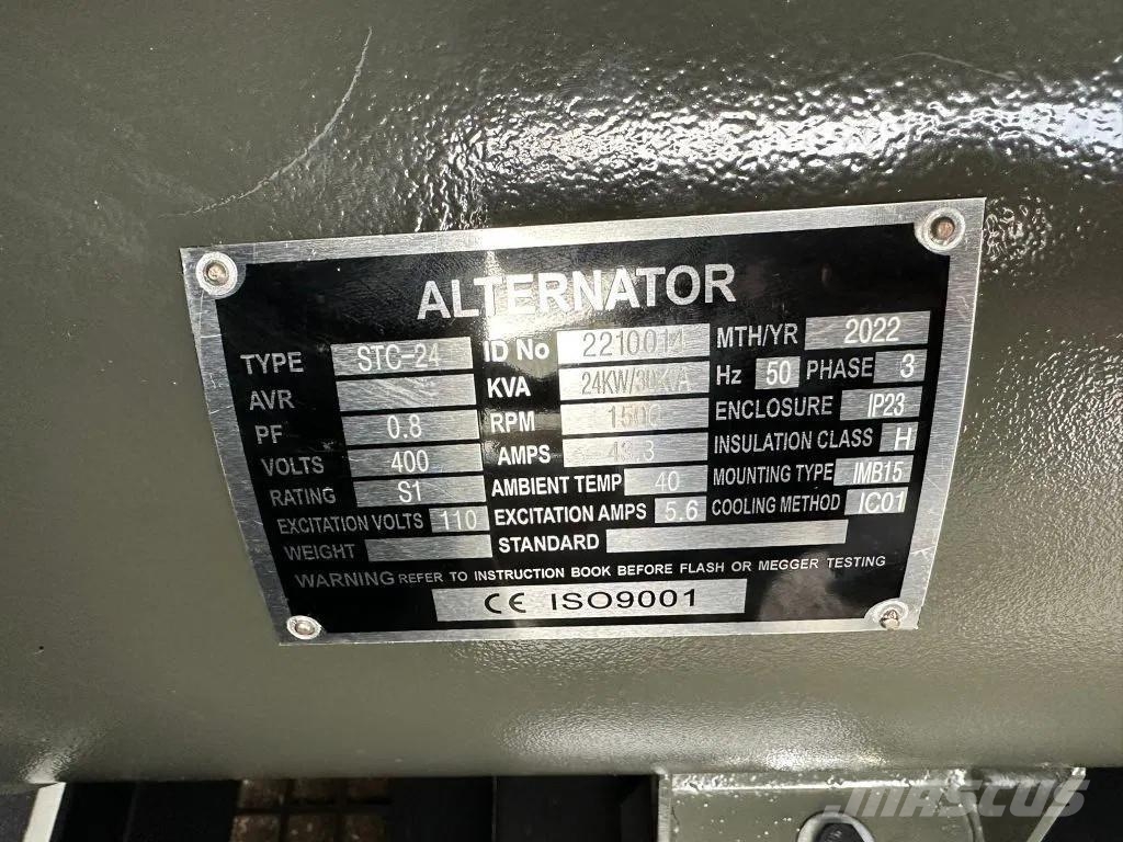 Ricardo 30 KVA (24KW) Silent Generator 3 Phase 50HZ 400V N Γεννήτριες ντίζελ