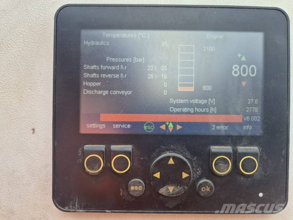 Hammel VB 450 DK Duo معدة فرز -> معدة فرز المخلفات