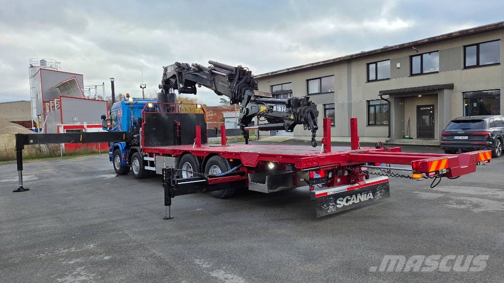 Scania P420 8X2*6 HIAB 800 E-7 + JIB 135X Żurawie samochodowe
