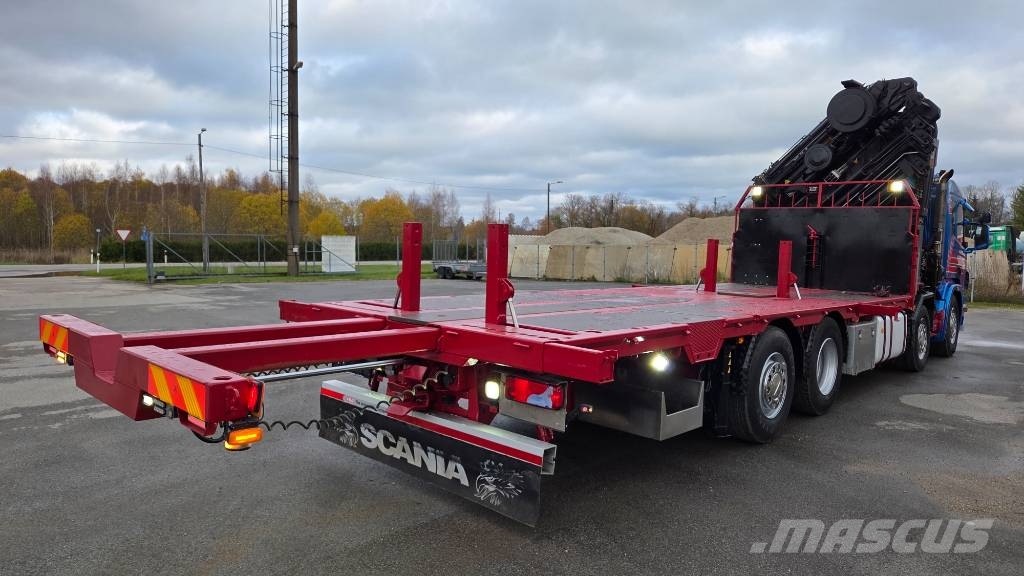 Scania P420 8X2*6 HIAB 800 E-7 + JIB 135X Żurawie samochodowe