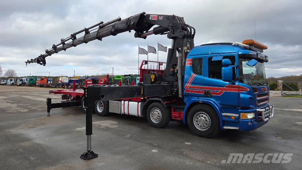 Scania P420 8X2*6 HIAB 800 E-7 + JIB 135X Żurawie samochodowe