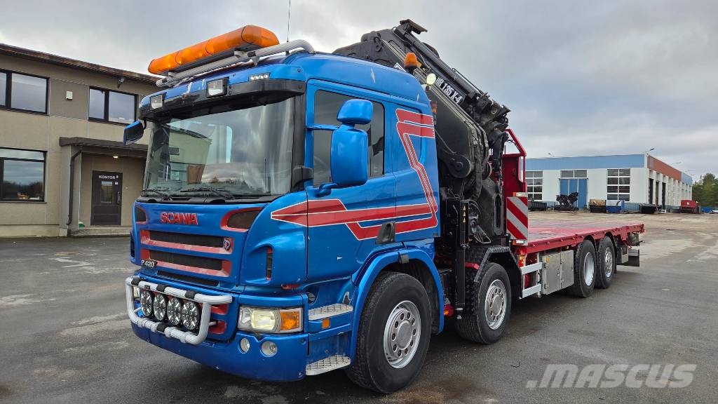 Scania P420 8X2*6 HIAB 800 E-7 + JIB 135X Żurawie samochodowe