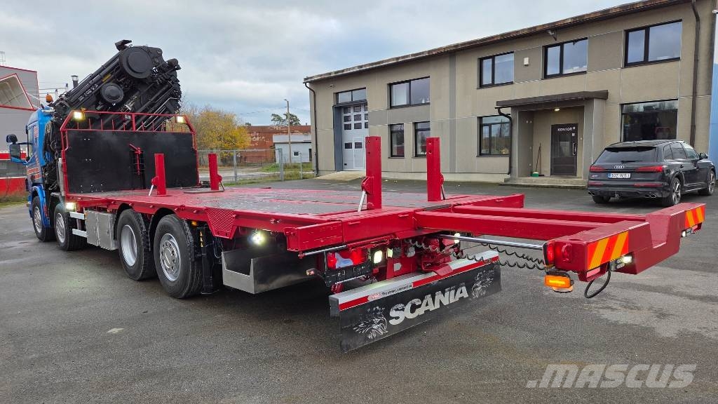 Scania P420 8X2*6 HIAB 800 E-7 + JIB 135X Żurawie samochodowe