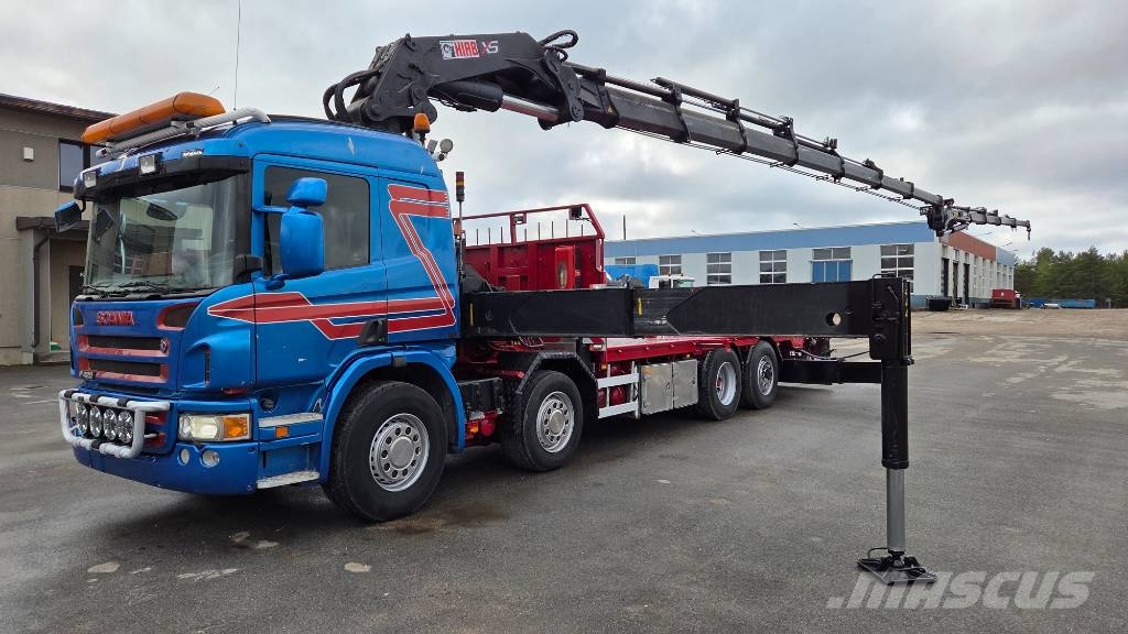 Scania P420 8X2*6 HIAB 800 E-7 + JIB 135X Żurawie samochodowe