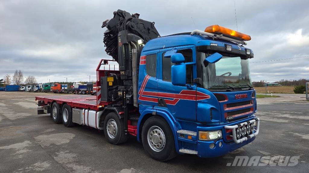 Scania P420 8X2*6 HIAB 800 E-7 + JIB 135X Żurawie samochodowe