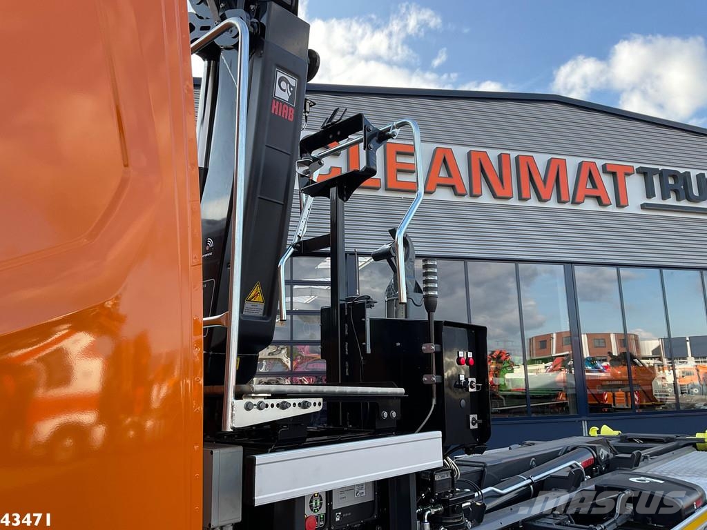DAF FAN XD 450 Hiab 23 Tonmeter laadkraan شاحنات الرافعات الخطافية