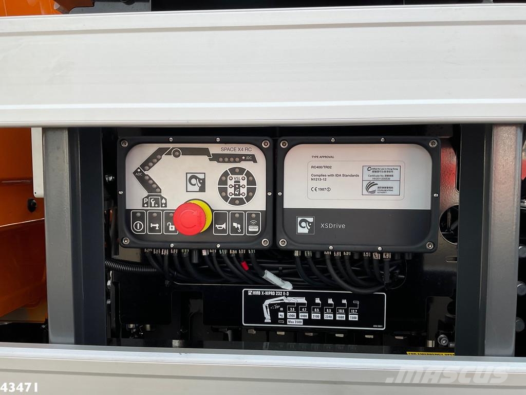 DAF FAN XD 450 Hiab 23 Tonmeter laadkraan شاحنات الرافعات الخطافية