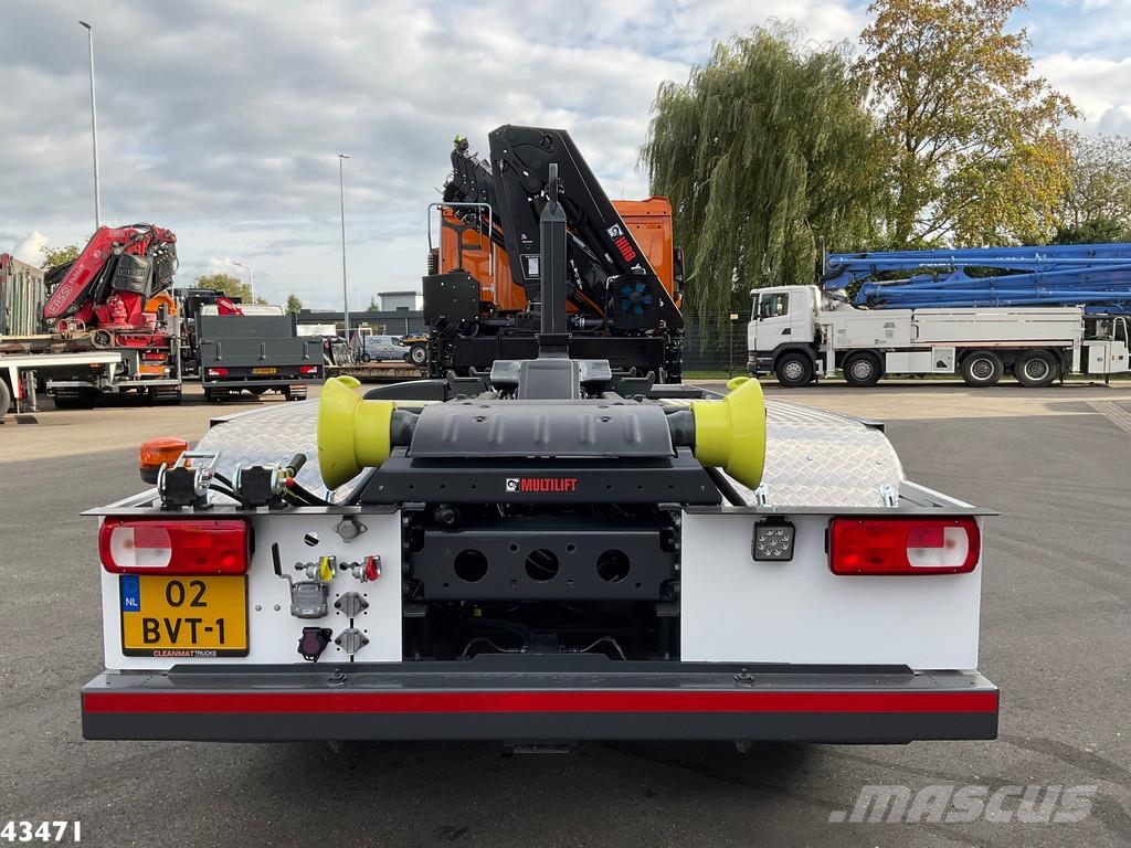 DAF FAN XD 450 Hiab 23 Tonmeter laadkraan شاحنات الرافعات الخطافية