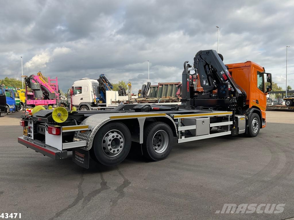 DAF FAN XD 450 Hiab 23 Tonmeter laadkraan شاحنات الرافعات الخطافية