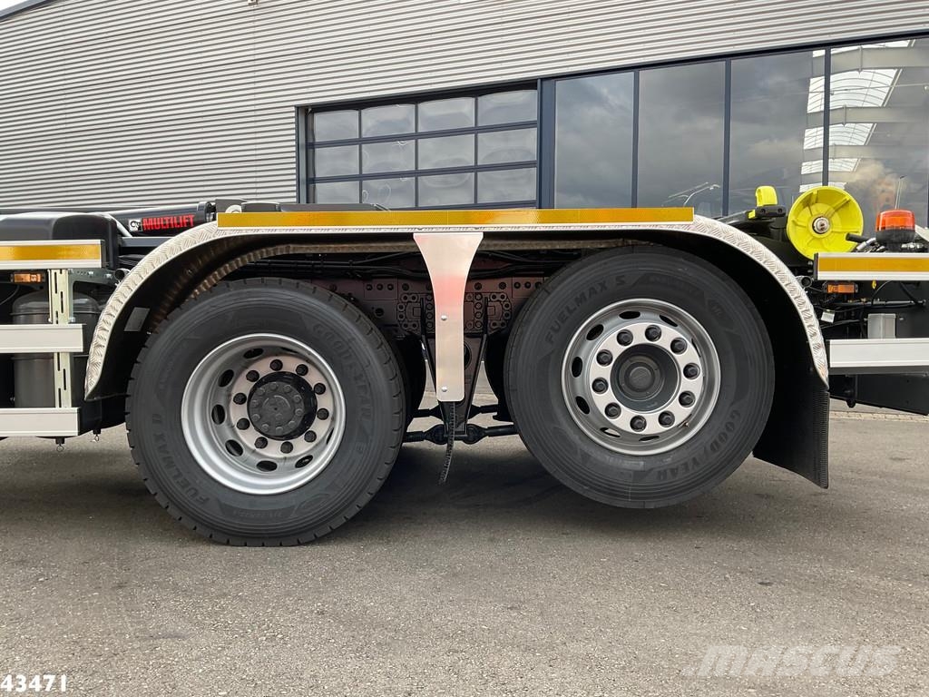 DAF FAN XD 450 Hiab 23 Tonmeter laadkraan شاحنات الرافعات الخطافية