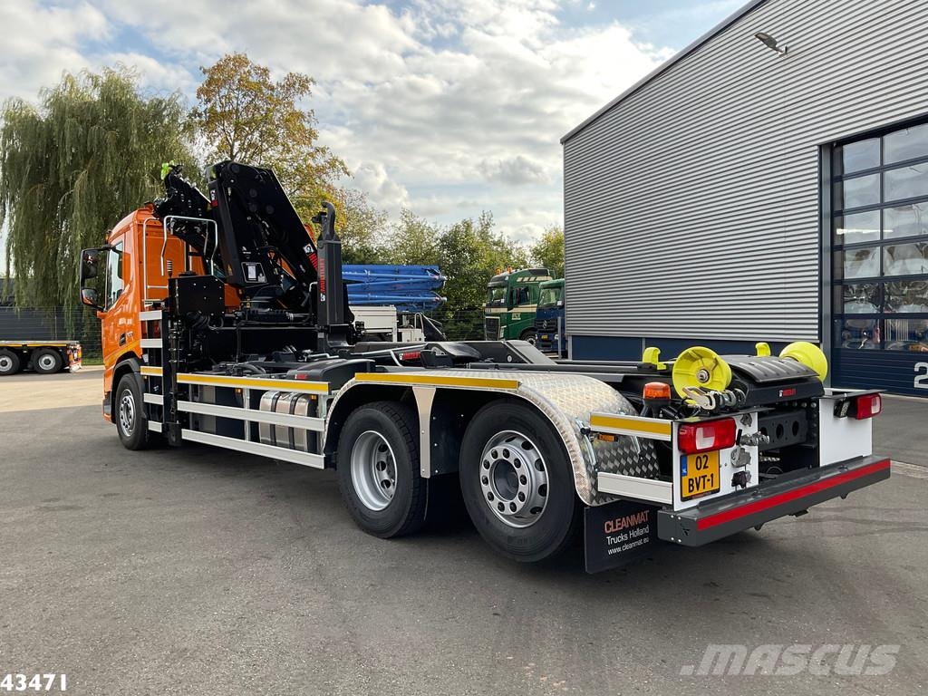 DAF FAN XD 450 Hiab 23 Tonmeter laadkraan شاحنات الرافعات الخطافية