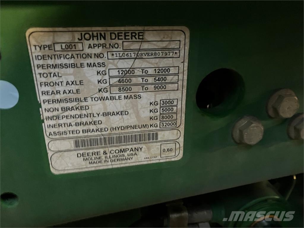 John Deere 6170R Trattori