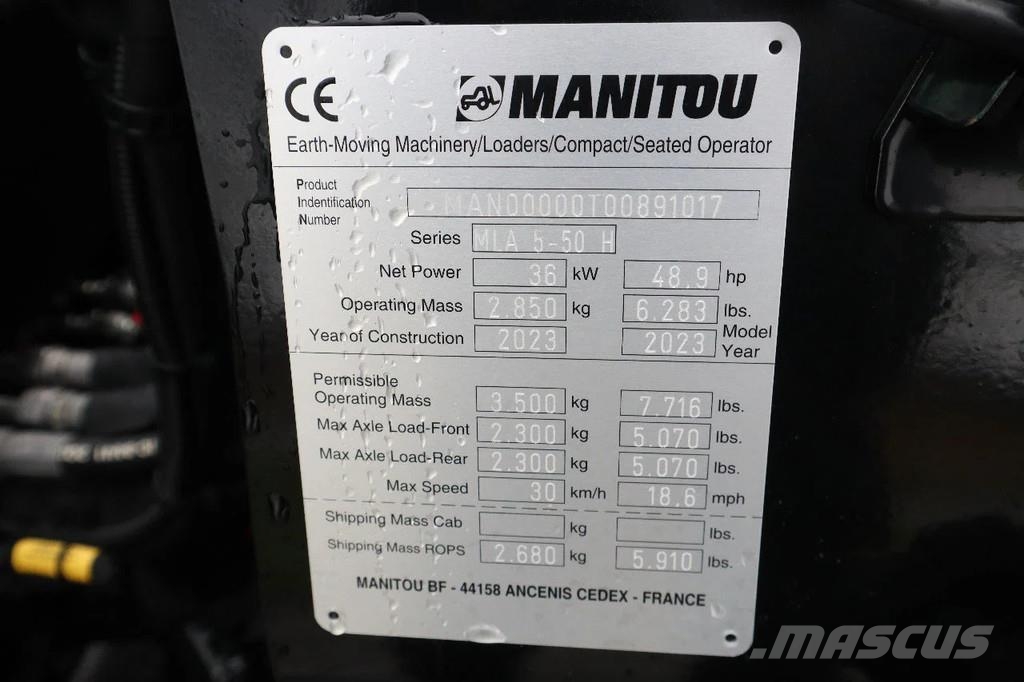 Manitou MLA 5-50 H BUCKET | NEW UNUSED | STAGE V Læssemaskiner på hjul