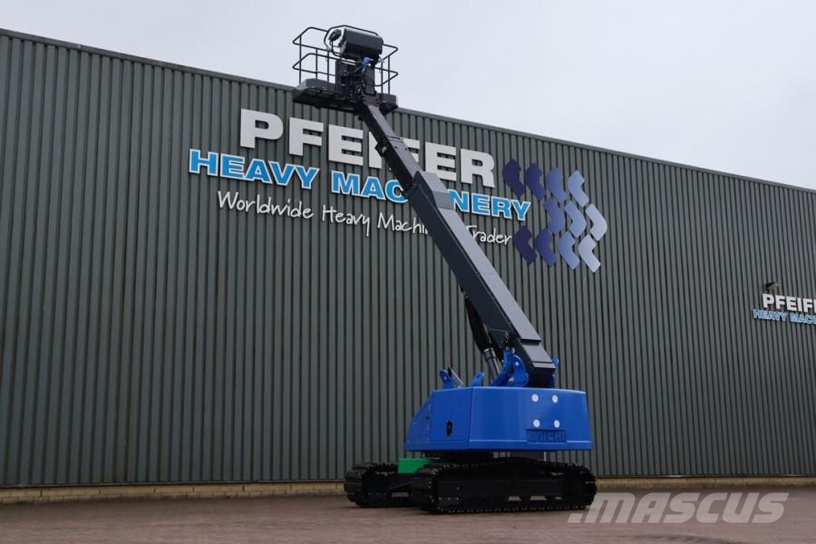 Aichi SR12CSM Diesel, Tracked Boomlift, 14.1m Working He Elevadores braços Telescópicos